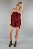 Oxblood Romper